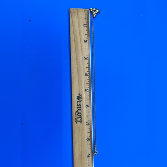 🔴Authentic VINTAGE  18K GOLD TIFFANY & CO Bow Pendent Necklace🔴 - Picture 11 of 13